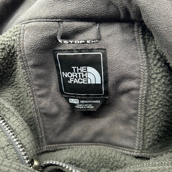 Men's Grey The North Face Full-Zip Fleece Waffle Micro Grid Jacket XL - Picture 3 of 11